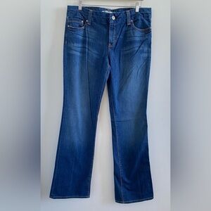 Gap Blue Ultra Low Rise Straight Jeans Size 16 Long New Without Tag